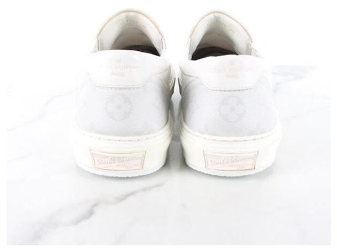 Louis Vuitton Slip-On Monogram Trocadero Bianco - vista 3