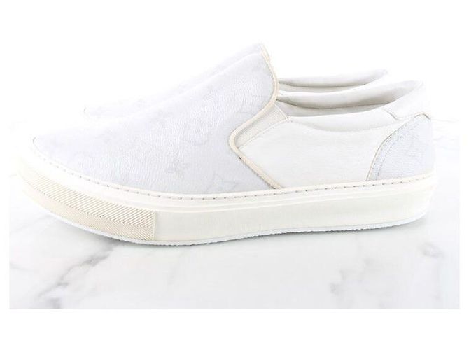 Louis Vuitton Slip-On Monogram Trocadero Bianco - vista 4