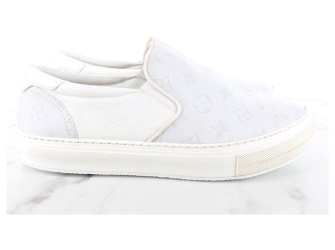 Louis Vuitton Slip-On Monogram Trocadero Bianco - vista 5
