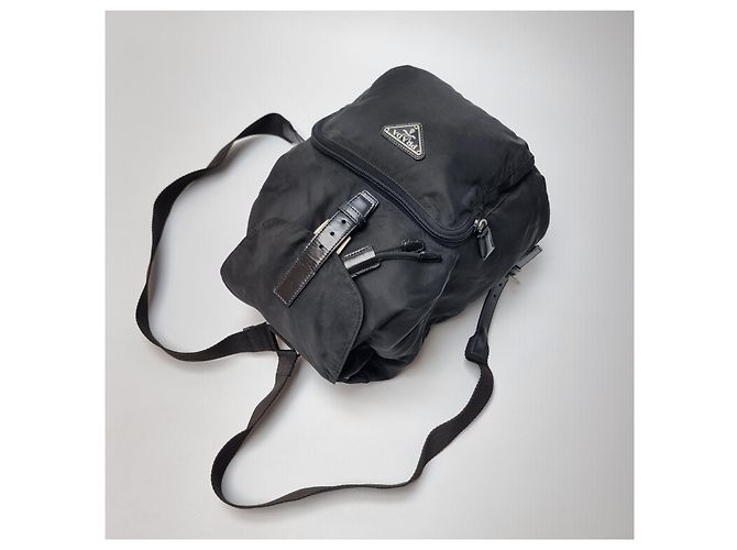 Prada Zaino Nylon One Pocket Medium Unisex (Advanced, Rare Item) Nero - vista 10