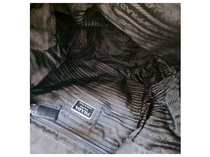 Prada Zaino Nylon One Pocket Medium Unisex (Advanced, Rare Item) Nero - vista 13