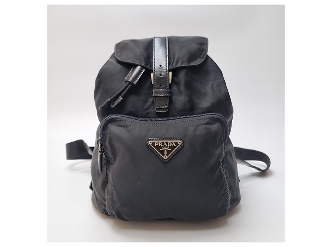 Prada Zaino Nylon One Pocket Medium Unisex (Advanced, Rare Item) Nero - vista 2