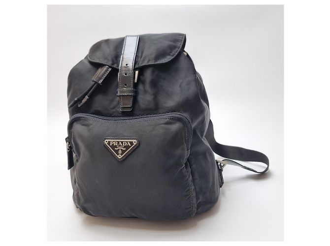 Prada Zaino Nylon One Pocket Medium Unisex (Advanced, Rare Item) Nero - vista 3