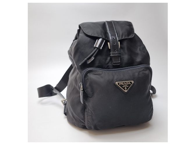 Prada Zaino Nylon One Pocket Medium Unisex (Advanced, Rare Item) Nero - vista 4