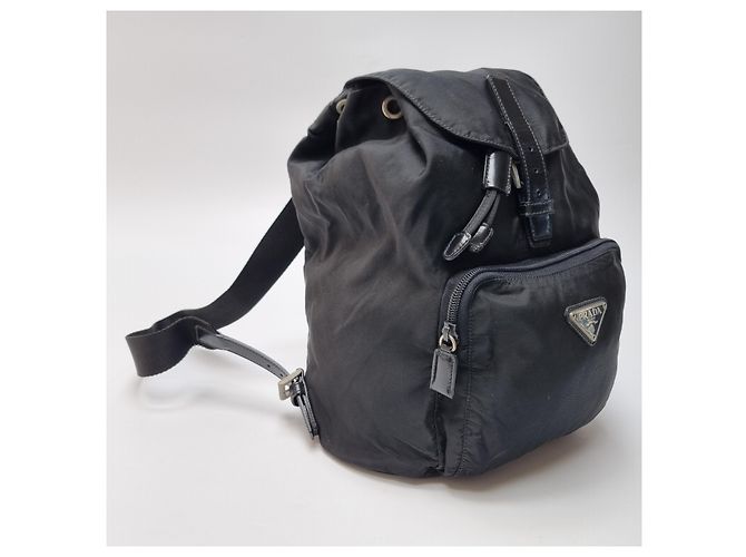Prada Zaino Nylon One Pocket Medium Unisex (Advanced, Rare Item) Nero - vista 5