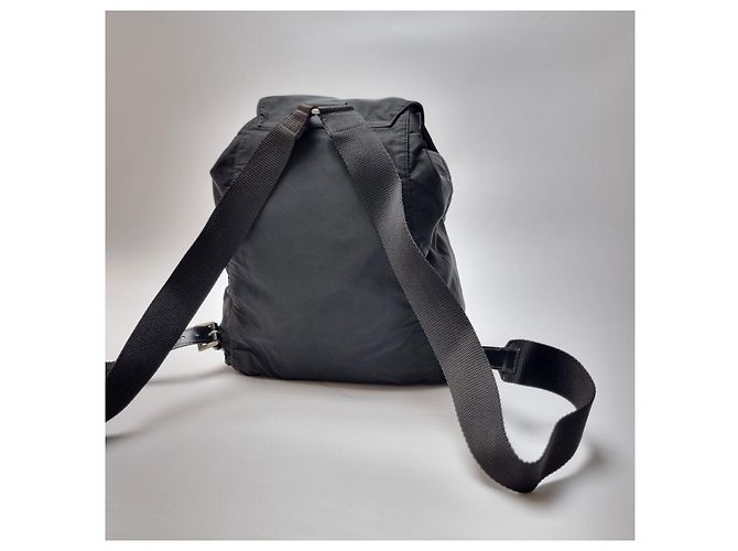 Prada Zaino Nylon One Pocket Medium Unisex (Advanced, Rare Item) Nero - vista 8