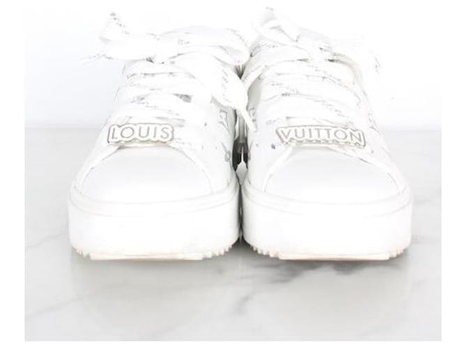 Louis Vuitton Timeout Sneakers Silver Weiß - Ansicht 5