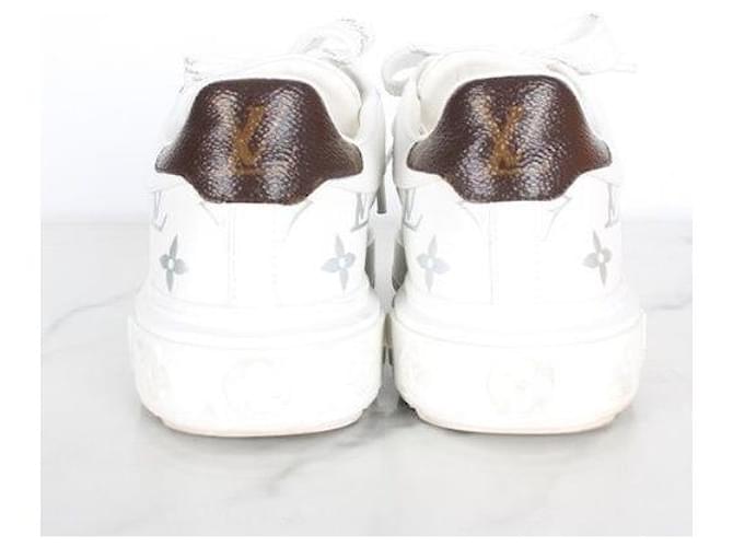 Louis Vuitton Timeout Sneakers Silver Weiß - Ansicht 6