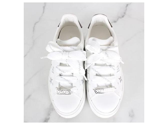Louis Vuitton Timeout Sneakers Silver Weiß - Ansicht 7