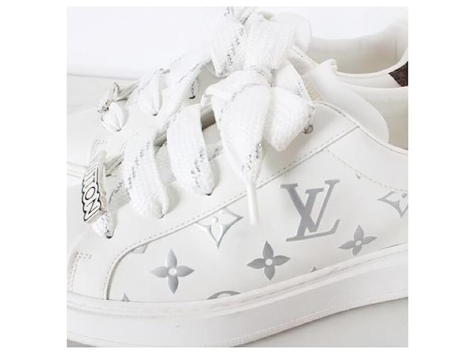 Louis Vuitton Timeout Sneakers Silver Weiß - Ansicht 8
