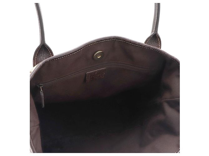 Gucci Sac cabas et sac à bandoulière en toile GG avec logo ruban Marron - vue 16