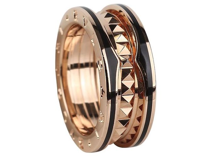 Bulgari Pink Gold Lock Ring Größe - Ansicht 2