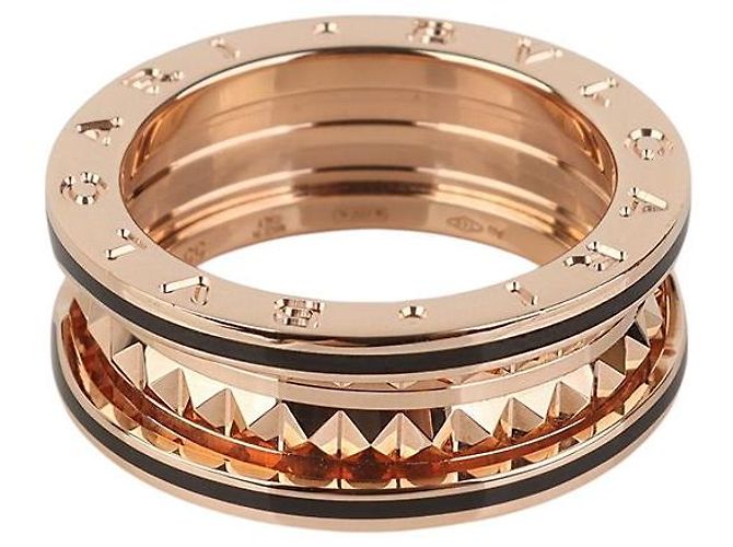 Bulgari Pink Gold Lock Ring Größe - Ansicht 3