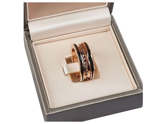 Bulgari Pink Gold Lock Ring Größe - Ansicht 5
