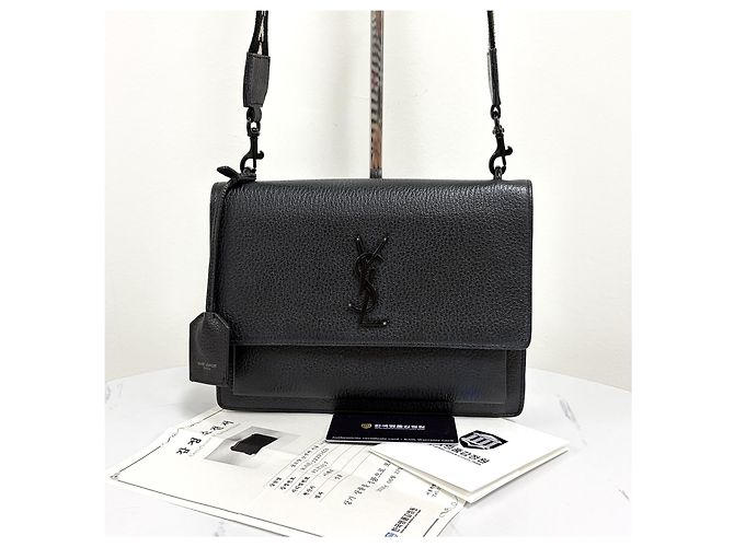 Saint Laurent Sunset Black Shoulder Bag - view 18