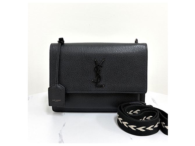 Saint Laurent Sunset Black Shoulder Bag - view 4