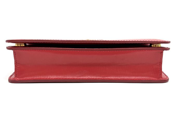 Prada Vitello Move Chain Umhängetasche Rot - Ansicht 11