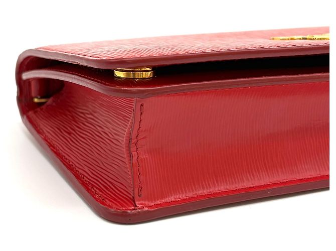 Prada Vitello Move Chain Umhängetasche Rot - Ansicht 26