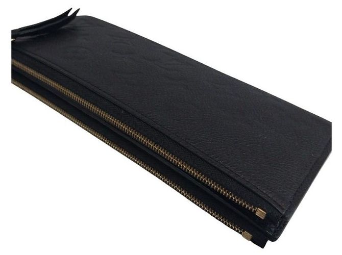 Louis Vuitton Cartera Adele Double Zipper para Mujer en Empreinte Monogram Navy Azul - vista 5