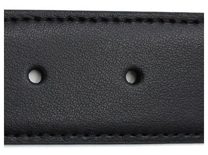 Montblanc Ceinture en cuir noir - vue 4
