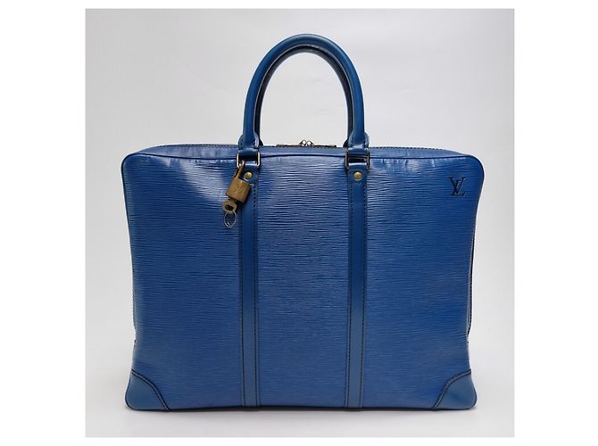 Louis Vuitton Cartella Documenti in Pelle Epi Blu
Valigetta - vista 2