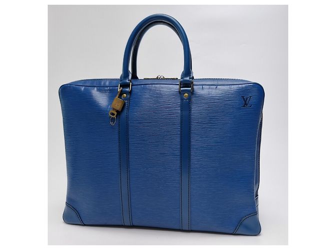 Louis Vuitton Cartella Documenti in Pelle Epi Blu
Valigetta - vista 3