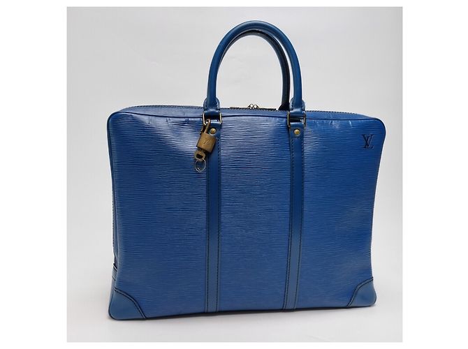 Louis Vuitton Cartella Documenti in Pelle Epi Blu
Valigetta - vista 4
