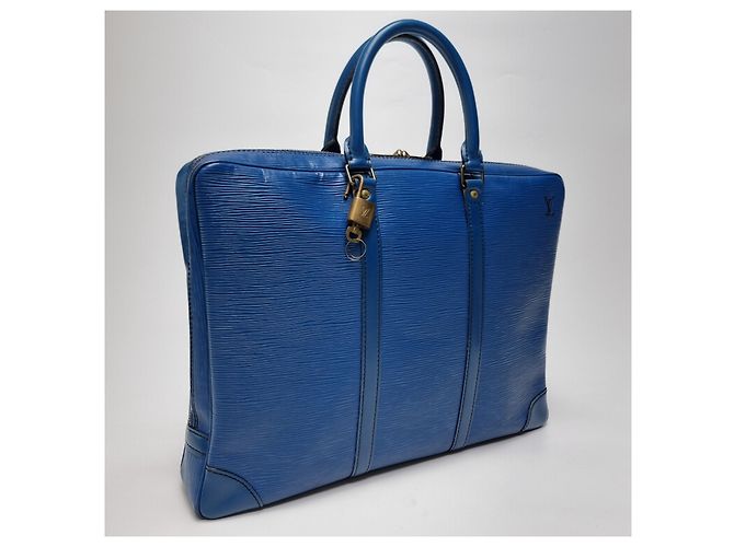 Louis Vuitton Cartella Documenti in Pelle Epi Blu
Valigetta - vista 5