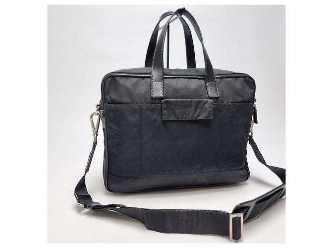 Prada Valigetta Saffiano Black Nero - vista 10