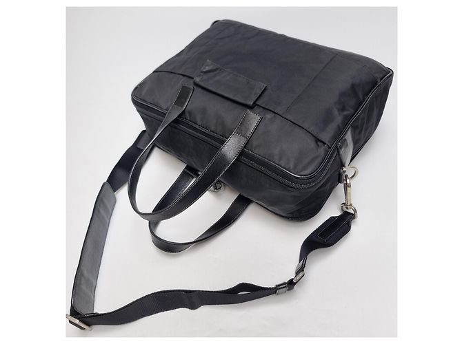 Prada Valigetta Saffiano Black Nero - vista 13