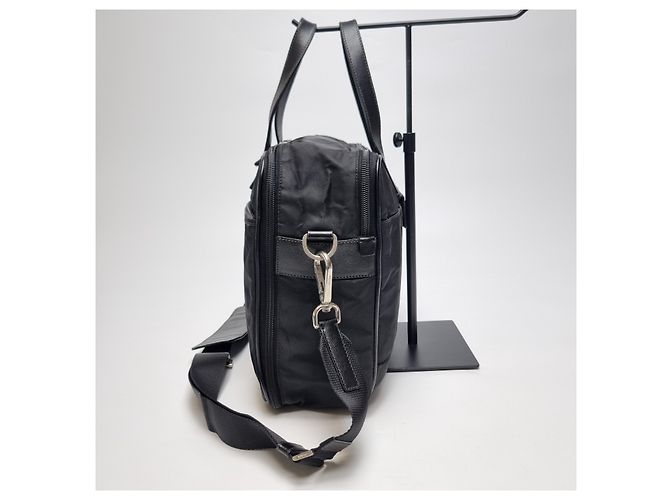 Prada Valigetta Saffiano Black Nero - vista 7