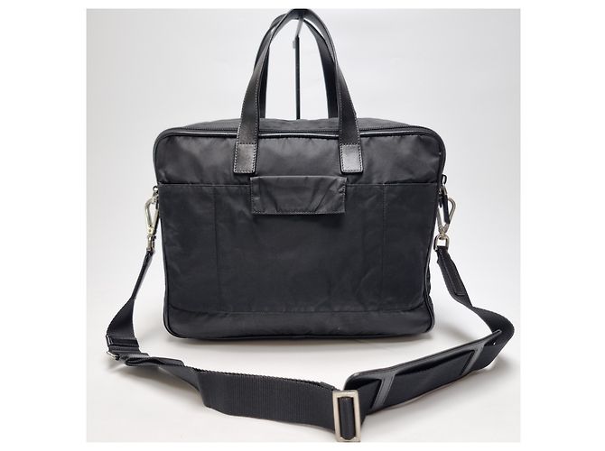 Prada Valigetta Saffiano Black Nero - vista 8