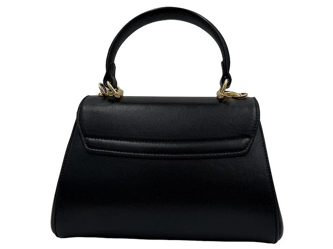 Gucci Mini borsa a manico Horsebit Nera Nero - vista 5