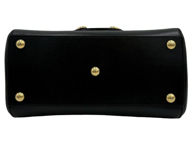 Gucci Mini borsa a manico Horsebit Nera Nero - vista 6
