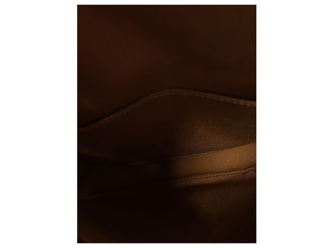 Céline Mini borsa a tracolla Versace in tela Triomphe e pelle di vitello Tan Marrone - vista 4