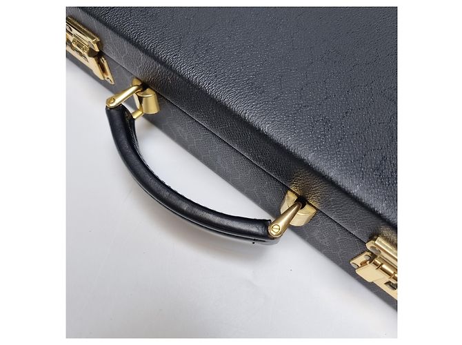 Dior Valigetta Honeycomb Attache Nera e Oro Nero - vista 11