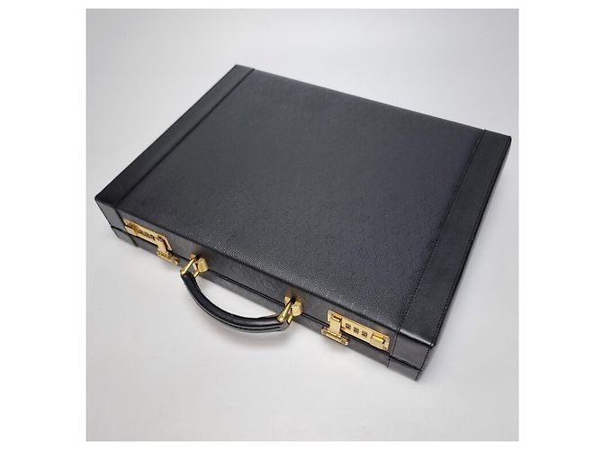 Dior Valigetta Honeycomb Attache Nera e Oro Nero - vista 12