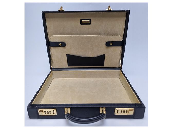 Dior Valigetta Honeycomb Attache Nera e Oro Nero - vista 17