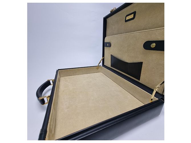 Dior Valigetta Honeycomb Attache Nera e Oro Nero - vista 19
