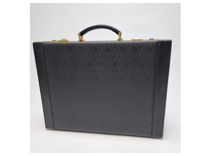 Dior Valigetta Honeycomb Attache Nera e Oro Nero - vista 3