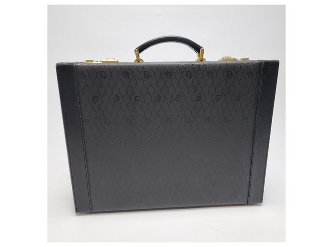 Dior Valigetta Honeycomb Attache Nera e Oro Nero - vista 4