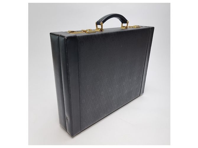 Dior Valigetta Honeycomb Attache Nera e Oro Nero - vista 5