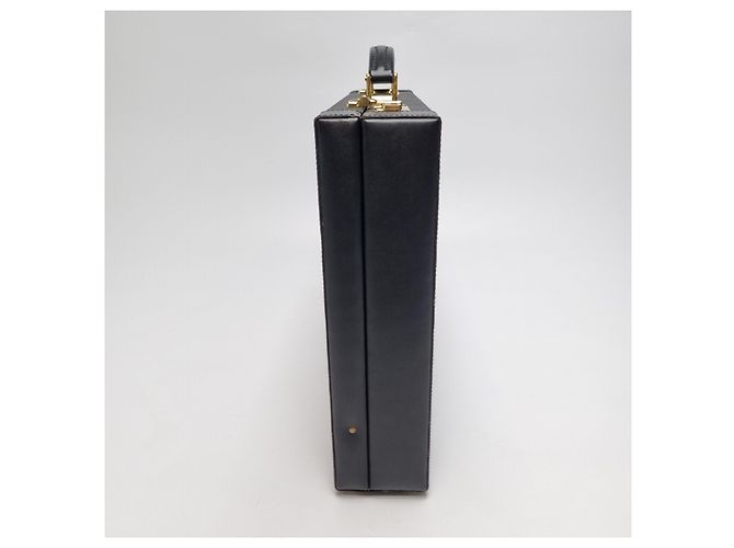 Dior Valigetta Honeycomb Attache Nera e Oro Nero - vista 7