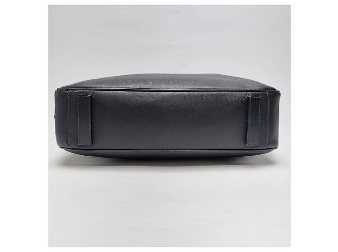 Jacquard Prada Valigetta in pelle di vitello con logo nero (Usato, Unisex) - vista 14