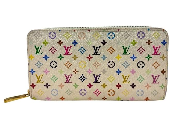 Louis Vuitton Zippy Wallet Monogram Multicolor White Weiß - Ansicht 2