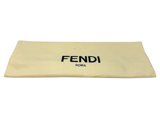 Fendi Borsa a tracolla media in pelle di vitello rossa Rosso - vista 8