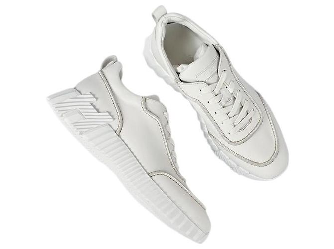 Hermès Sneaker da uomo con suola grafica oversize Bianco - vista 10
