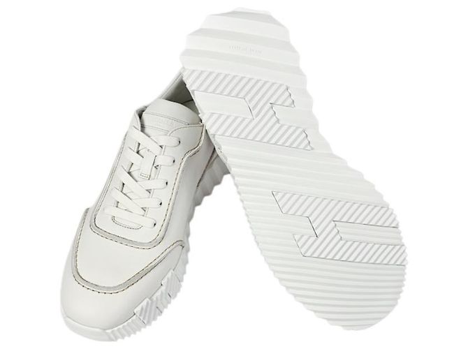 Hermès Sneaker da uomo con suola grafica oversize Bianco - vista 12