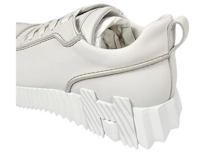 Hermès Sneaker da uomo con suola grafica oversize Bianco - vista 14