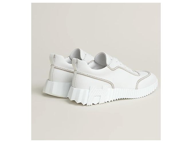Hermès Sneaker da uomo con suola grafica oversize Bianco - vista 5